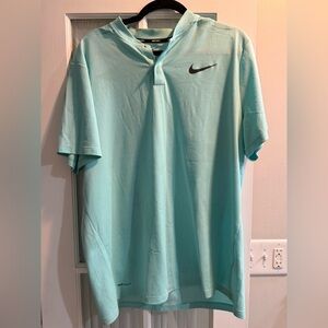 Nike Men's Light Blue Polo Shirt